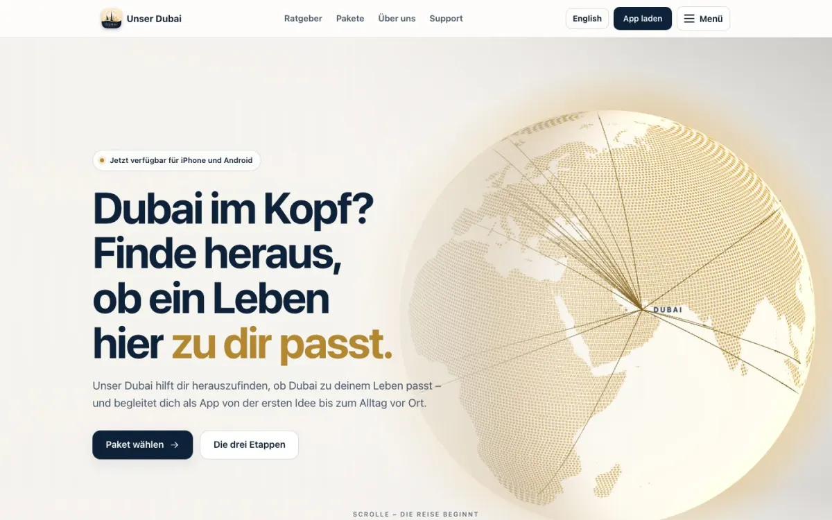 Home page of unser-dubai.com