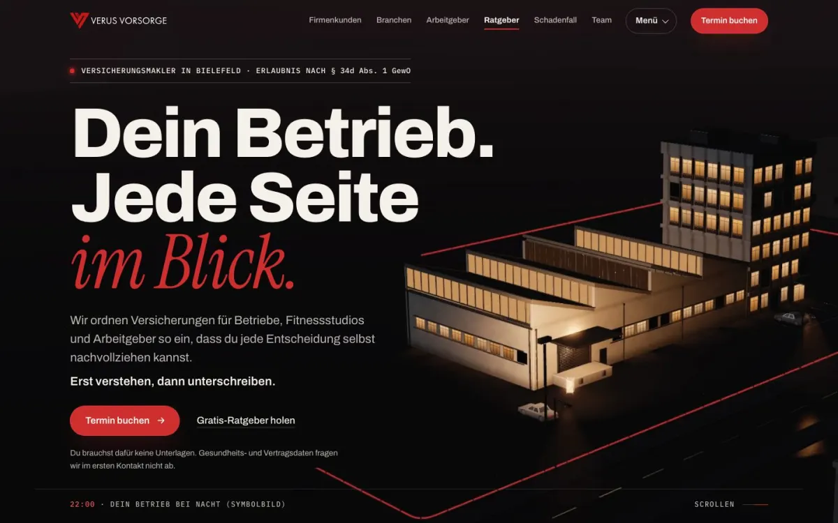 Home page of verus-vorsorge.de